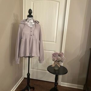 ASOS Light Gray Waffle Knit Sweater